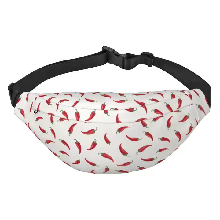 Riñonera con estampado de Chili2 para hombres y mujeres, riñonera y cadera -chili sw5571 - 1