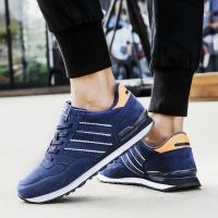 Zapatillas Deportivas Transpirables para Hombre Zapatos Planos Informales de Cuero para Caminar - details 10