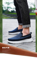 Nuevos zapatos deportivos de gran tamaño para hombre con malla transpirable y cómoda, zapatos deportivos de suela blanda, zapatos casuales de un pie - details 1