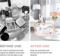 2 PCS Neceser de Maquillaje de PVC, Bolsas Transparentes para Avión, Bolsa de Cosmético Organizador Mujer Impermeables para Viajes, Almacenamiento, Baño - details 4