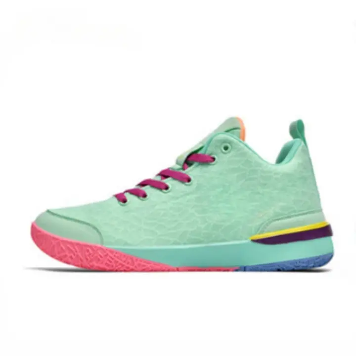 Zapatillas de baloncesto estudiantes choque absorbente antideslizante zapatillas hombre - 1