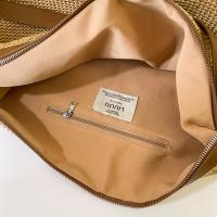 Bolso de mano tejido para mujer - Bolso de playa de verano de gran capacidad con cierre de cremallera y correa de hombro fija, bolso cruzado de tela duradera para salidas informales, compras, viajes - Negro, bolso de playa, simplicidad elegante, forro de - details 4