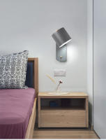 LEFAN-Lámpara de pared con interruptor para dormitorio, iluminación decorativa de 25CM para pasillo, estudio, restaurante - details 0