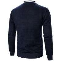 Cuadros de hombre, chaqueta con cremallera y cuello alto, nuevo estilo e - details 4
