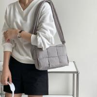 Bolso de Hombro Chic para Mujer Bolso de Mano Tejido con Almohadilla de Nylon - details 1