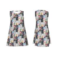 Vestido veraniego suelto personalizado H-Fine e Album S-Styles con estampado de bolsillo, vestido sin mangas para mujer para vacaciones en la playa - details 50
