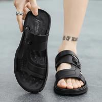 Nuevas sandalias 2025 de los hombres de verano de los hombres de la plataforma exterior desgaste playa antideslizante sandalias de doble propósito papá zapatillas resistentes al desgaste - details 19