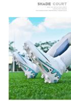 Botas de campo de fútbol para hombre, tacos de sociedad profesional, zapatos de fútbol originales para niños, zapatos de fútbol antideslizantes para entrenamiento de césped para niños - details 14