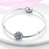 Pulsera de encanto S925 Plata esterlina 100% real con diseño de animales para mujeres joyería fina de cumpleaños regalo con piedra principal de zirconia y otros materiales naturales - details 10
