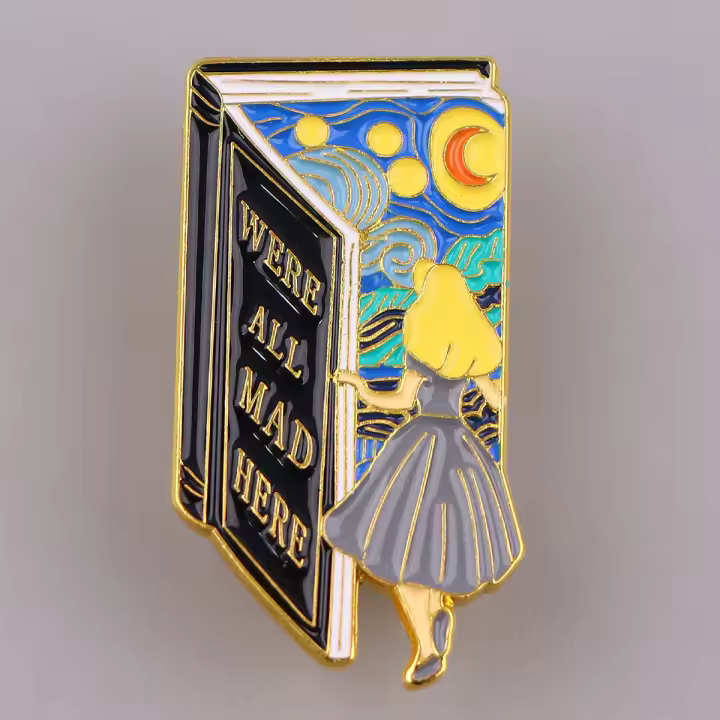 Broche de Cielo Estrellado Pin de Esmalte de Cuento de Hadas para Mochilas y Ropa - 1
