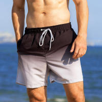 Traje de Baño de Secado Rápido y Impermeable para Hombres Pantalones Cortos de Playa de Verano con Zarpate Largo - details 1