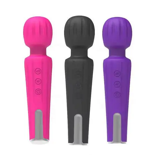 Masturbador de punto G femenino, masajeador de mano de silicona, mini varita mágica, vibrador erótico, juguete sexual para mujeres - 1