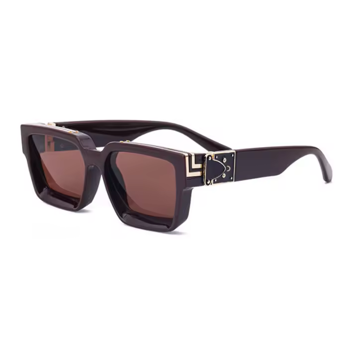 Gafas de sol Moda para hombre Gafas de sol con montura cuadrada de tendencia Gafas de moda para mujer - 1