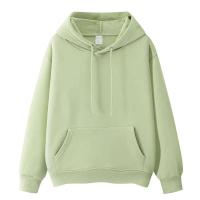 Nueva sudadera con capucha informal para hombre a la moda de otoño e invierno, 100% algodón, manga larga, corte holgado, color sólido, tinte liso - details 3