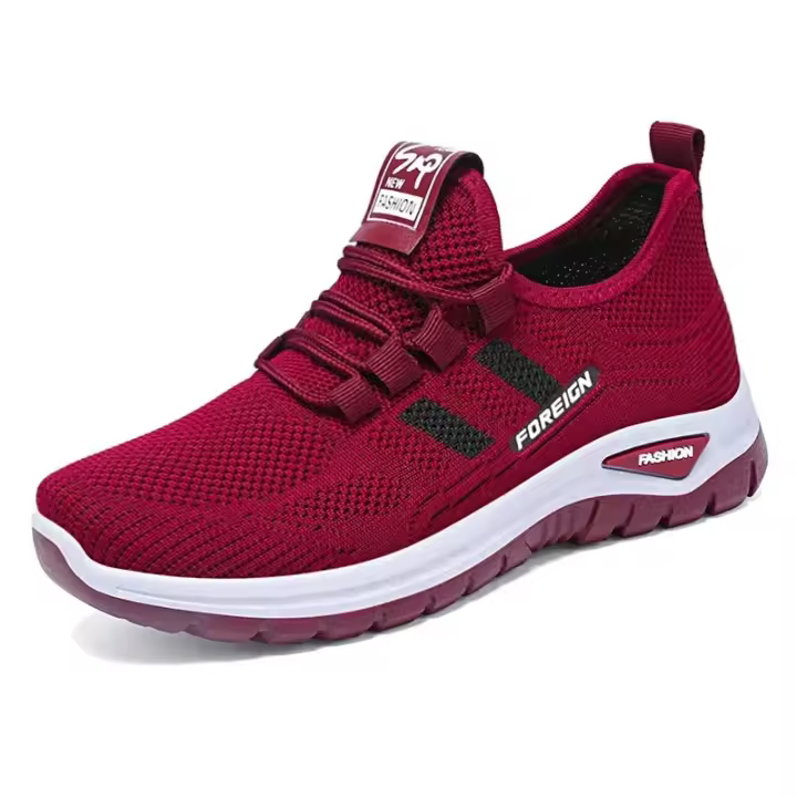 Zapatos deportivos transpirables a la moda para mujer, calzado informal de corte bajo para primavera, nuevo estilo, plantilla de EVA cómoda superior de malla - 1