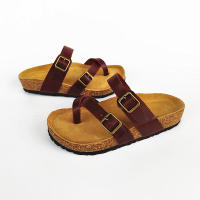 Zapatos de cuero para hombre y mujer, con suela suave antideslizante, tipo chanclas, para la playa, de verano. - details 3