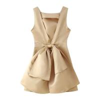UNIZERA pajarita cintura ceñida A-e minifalda corta Primavera/novedad de verano vestido de mujer - details 3