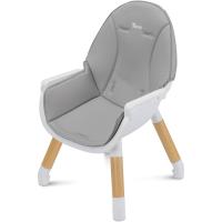 Silla de Comedor para Bebé de 6 Meses a 3 Años - Carga Máxima 15 kg - Trona o Silla 2 en 1 + Mesa - Bandeja Regulable - Gris - details 6