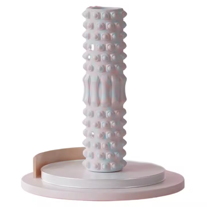 Eje de espuma, mazza, yoga, ayuda para la relajación muscular, suministros, rodillo de masaje, equipo de rodillo de columna de yoga - 1