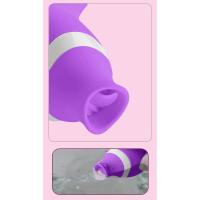 Empaque privado Vibrador succionador de clítoris y lengua 2 en 1 sexy para mujer, para estimulación doble de punto G, succión, lamido, masajeador de pezones, juguete sexual para adultos - details 0