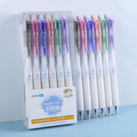 Bolígrafo borrable de 12 piezas para estudiantes, bolígrafo de tinta de Gel suave para escribir los deberes y tomar notas - details 7