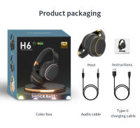 Auriculares inalámbricos con Bluetooth, audífonos plegables con Cable de Audio AUX de 3,5mm, opción de Cable para PC, juegos, música, luz de respiración RGB - details 14