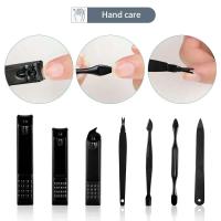 Manicura de Acero Inoxidable 7/10/16/18 Uds., Kit de Pedicura, Tijeras, Cortaúñas, Kit de Herramientas de Inodoro con Estuche Life - details 3