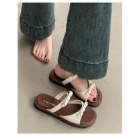 Sandalias Planas para Mujer Verano 2025 Diseño Moderno Versátil con Doble Lazo - details 6