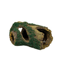 Tanque de peces paisajismo acuario árbol agujero refugio adornos, tocon de árbol musgo pez camarón lagarto, accesorios para mascotas decoraciones - details 4
