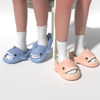 Zapatillas de tiburón con plataforma de 3cm para hombre y mujer, chanclas suaves de EVA, zapatos de dibujos animados, sandalias de playa para verano - details 8