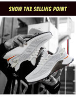 Flyknit malla deportes al aire libre para estudiantes 2023 nuevos zapatos de tela cómodos informales de verano para hombres, zapatos para correr ligeros - details 1