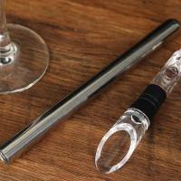 Decantador de botellas con varilla de enfriamiento 4 en 1, accesorios de acero inoxidable para entusiastas del vino masculinos y femeninos - details 3