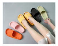 Zapatillas suaves de verano a la moda para mujer, plataforma gruesa para baño, hogar, antideslizantes para interiores, toboganes con cojín de nube para mujer - details 11