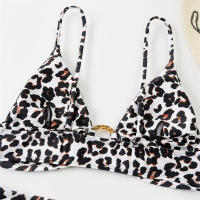Bikinis Push Up para mujer, traje de baño de cintura alta, conjunto de dos piezas, traje de baño para playa - details 3