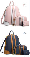 Mochila de Moda para Mujer Mochila de Cuero con Correa para Hombro Bolso Cruzado Set de Bolso de Tarjetero de Cuero Regalo para Mujer - details 36