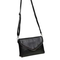 Bolso negro para mujer, bolso cruzado informal para mujer con hombro de PU, cartera - details 4