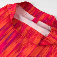 TRAFZA-Conjunto elegante de verano para Mujer, Top corto ajustado con cremallera lateral y Espalda descubierta, a la cadera Falda Midi, paquete salvaje - details 14