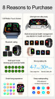 2025 Nuevo reloj inteligente NFC Seguimiento del sueño Salud Presión arterial Lipidos en la sangre Frecuencia cardíaca Llamada Bluetooth Reloj inteligente Reloj inteligente para hombres 4mini - details 1