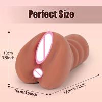 Leten-juguetes sexuales para hombres, masturbadores masculinos, copa, Vagina Real, juguetes sexuales de silicona, producto para adultos, masturbador realista 3D 18+ - details 8