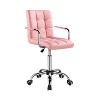 Silla de Oficina Silla de Ruedas Silla Altura Ajustable MAX Carga 136 KG Silla de Despacho Estudio Blanco Silla Piel Sintética - details 7