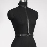 Ropa de dormir de cuero para mujer y hombre, lencería sexual para tienda sexual, ropa interior erótica de talla grande, vestido femenino, arnés exótico de PU, conjuntos sexys - details 5