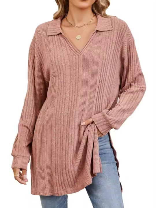 Camiseta Polo con Cuello Redondo para Mujer Algodón 100% Moda Juvenil de Lujo Precios Bajos Bonitos - 1