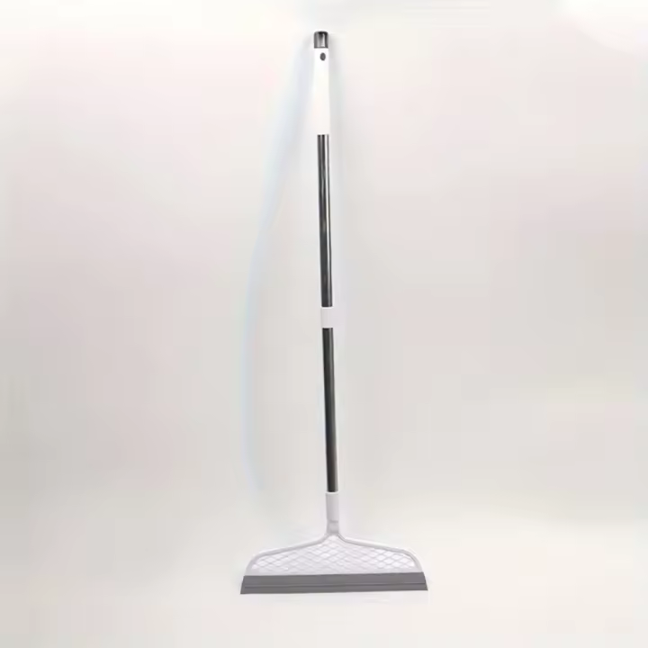 Escoba mágica con cabeza desmontable y raspador de silicona de doble cara. - 1