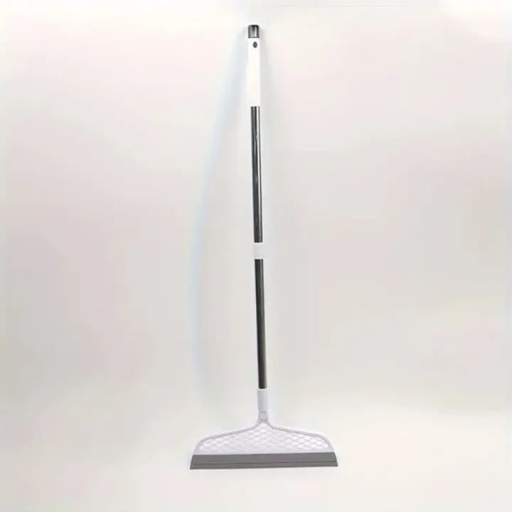 Escoba mágica con cabeza desmontable y raspador de silicona de doble cara. - 1