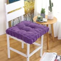 Cojín de asiento acolchado cuadrado/redondo multiusos, cojín grueso de Color sólido para sofá, alfombrilla suave para silla de estilo japonés para oficina - details 1