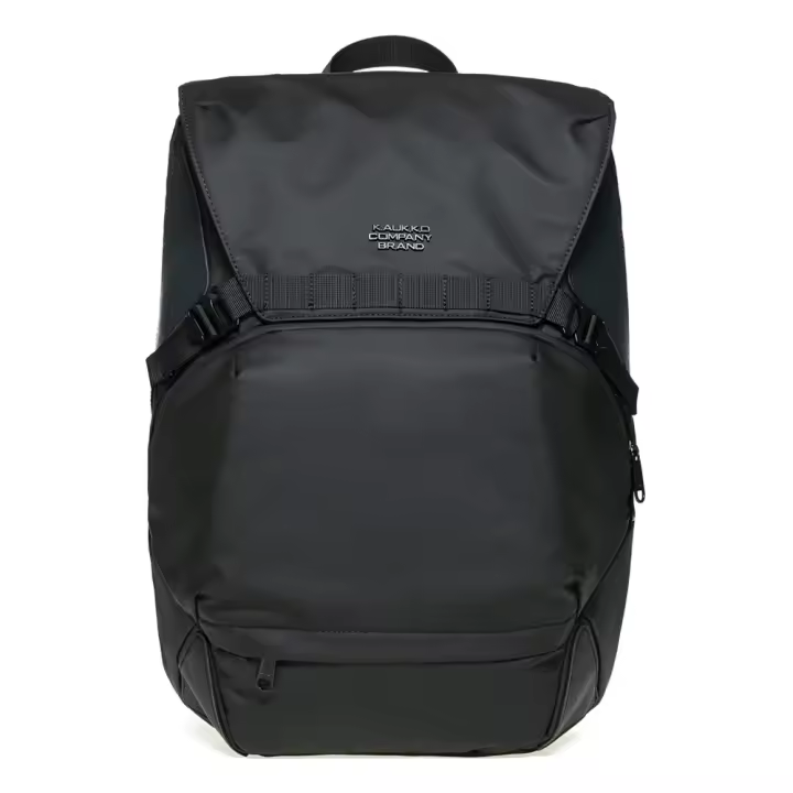 KAUKKO Mochila vintage informal de poliéster y cuero - 1