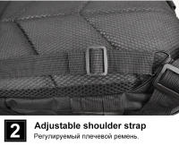 Mochila militar 25/50L mochila impermeable de nailon para hombres campamento de caza mochila antiinsectos senderismo táctica - details 32