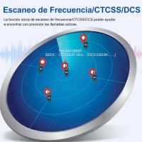 Retevis-walkie-talkie RT85, Estaciones de radio bidireccionales, 5W, VHF, UHF, Banda dual - details 9