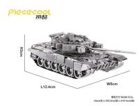 MMZ modelo Piececool rompecabezas de Metal P047 T-90A montaje de tanque kit de metal DIY 3D corte láser modelo rompecabezas juguetes regalo para adultos - details 6