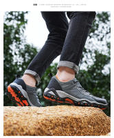 Zapatos de senderismo de marca para hombre, calzado de escalada de montaña transpirable, calzado de entrenamiento cómodo para exteriores, zapatillas deportivas antideslizantes para senderismo - details 12